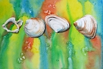 Pearly Shells I painting by Sue Graham